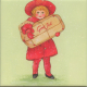 Ceramic Tile - Girl with package